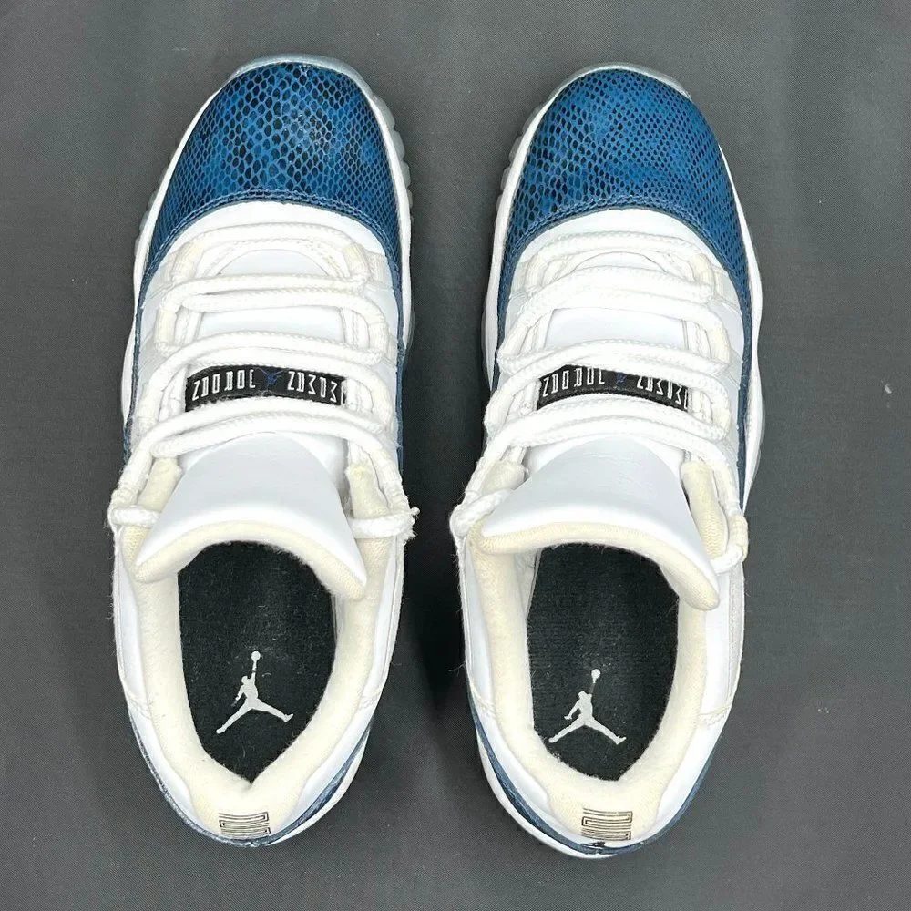Air Jordan 11 Retro Low GS 'Navy Snakeskin' (2019)